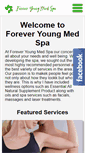 Mobile Screenshot of foreveryoungmed-spa.com